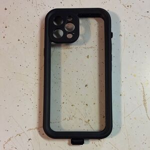 Black Phone Case water proof iPhone 12 Pro Max